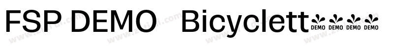 FSP DEMO   Bicyclett字体转换